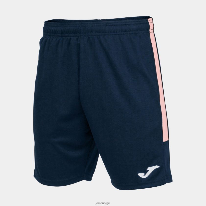 nei Joma økomesterskapet i bermudashorts marineblå rosa FBD0T04375 menn