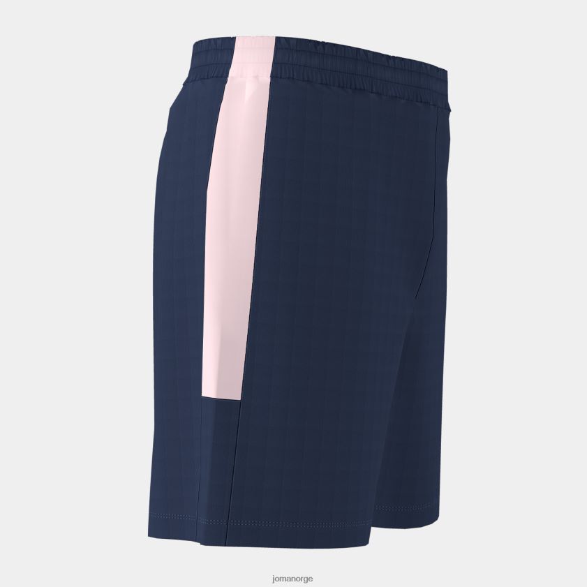 nei Joma økomesterskapet i bermudashorts marineblå rosa FBD0T04375 menn