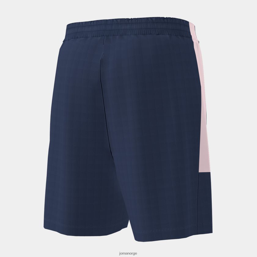 nei Joma økomesterskapet i bermudashorts marineblå rosa FBD0T04375 menn