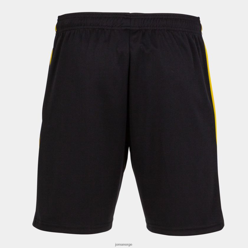 nei Joma økomesterskapet i bermudashorts svart gul FBD0T0708 menn