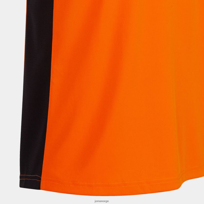 nei Joma ermeløs t-skjorte cancha iii oransje svart FBD0T01536 menn