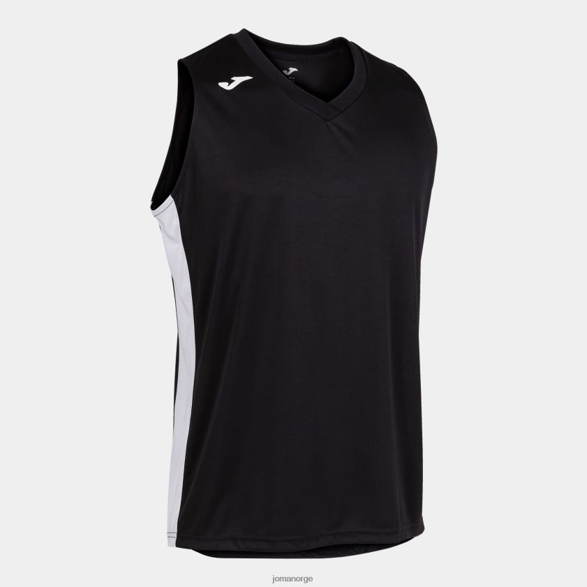 nei Joma ermeløs t-skjorte cancha iii svart hvit FBD0T04593 menn