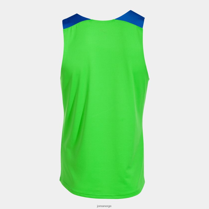 nei Joma ermeløs t-skjorte elite x fluorescerende grønn kongeblå FBD0T0395 menn