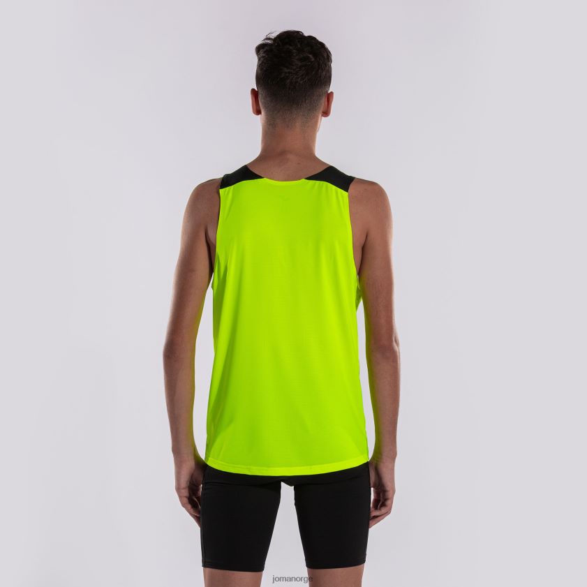 nei Joma ermeløs t-skjorte elite x fluorescerende gul svart FBD0T03204 menn