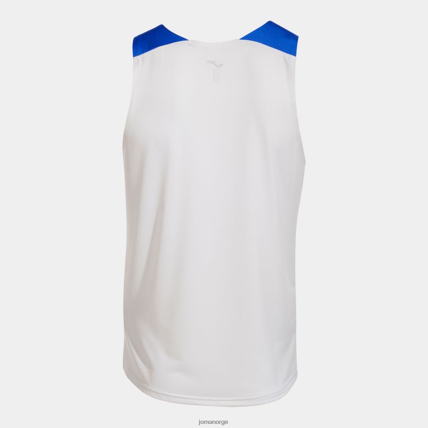 nei Joma ermeløs t-skjorte elite x hvit kongeblå FBD0T0885 menn