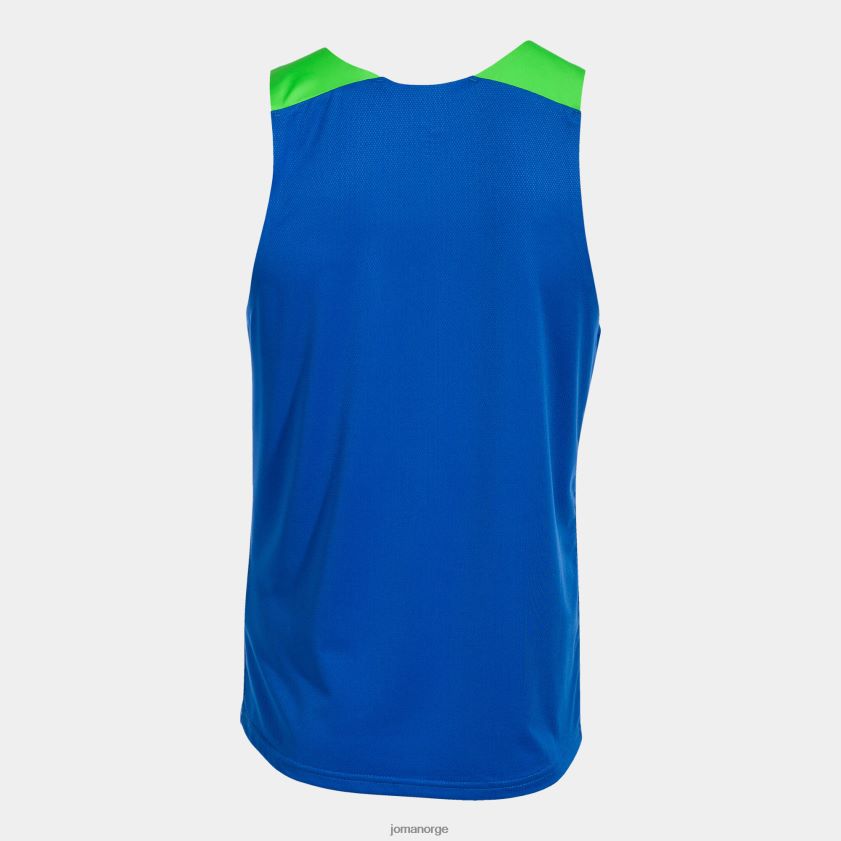 nei Joma ermeløs t-skjorte elite x kongeblå fluorescerende grønn FBD0T0861 menn