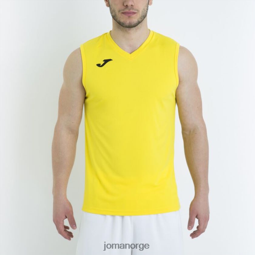 nei Joma ermeløs t-skjorte kombi gul FBD0T0516 menn