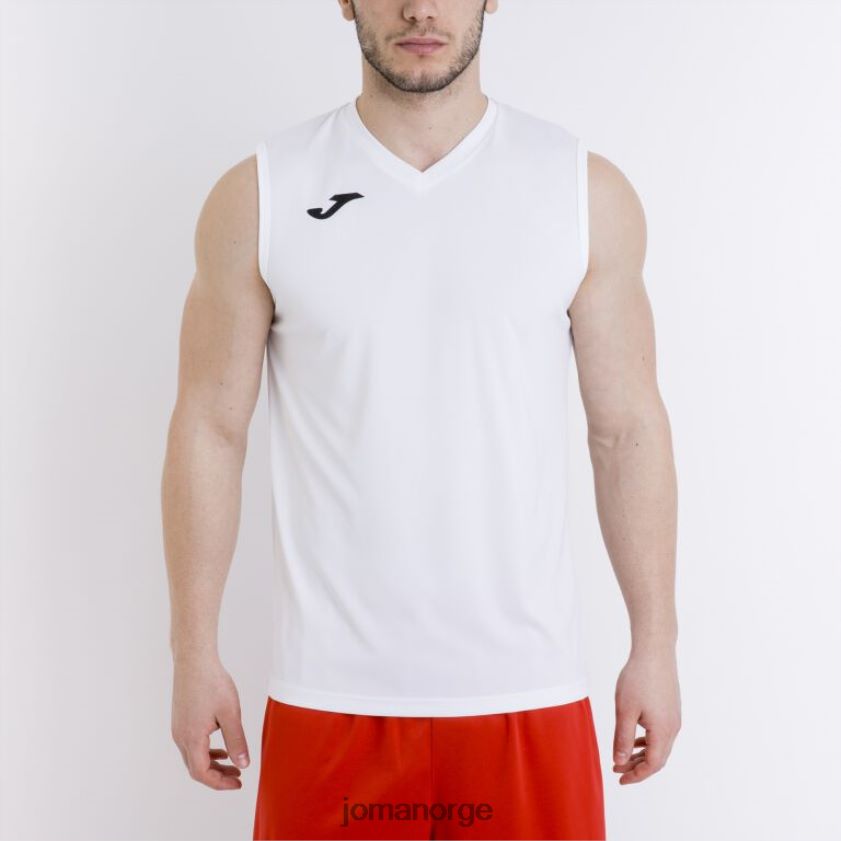 nei Joma ermeløs t-skjorte kombi hvit FBD0T04317 menn