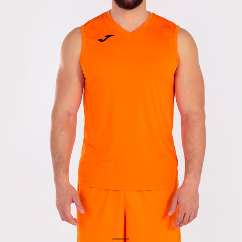 nei Joma ermeløs t-skjorte kombi oransje FBD0T0993 menn