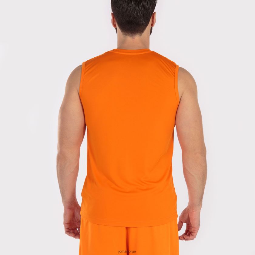 nei Joma ermeløs t-skjorte kombi oransje FBD0T0993 menn