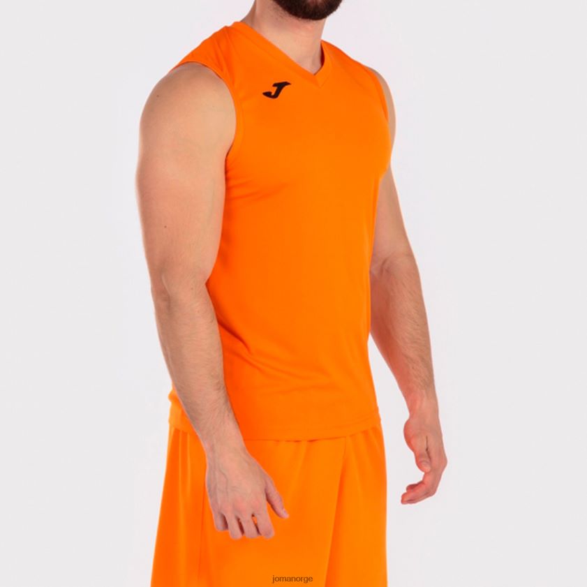 nei Joma ermeløs t-skjorte kombi oransje FBD0T0993 menn
