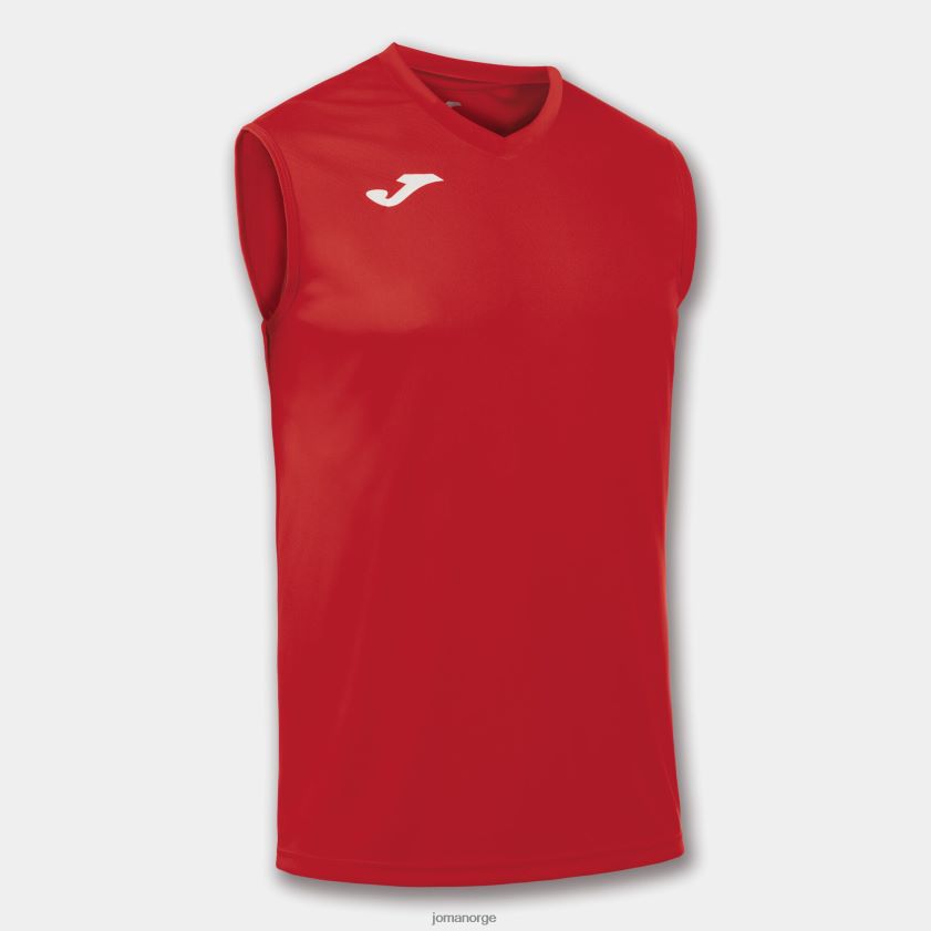 nei Joma ermeløs t-skjorte kombi rød FBD0T04318 menn
