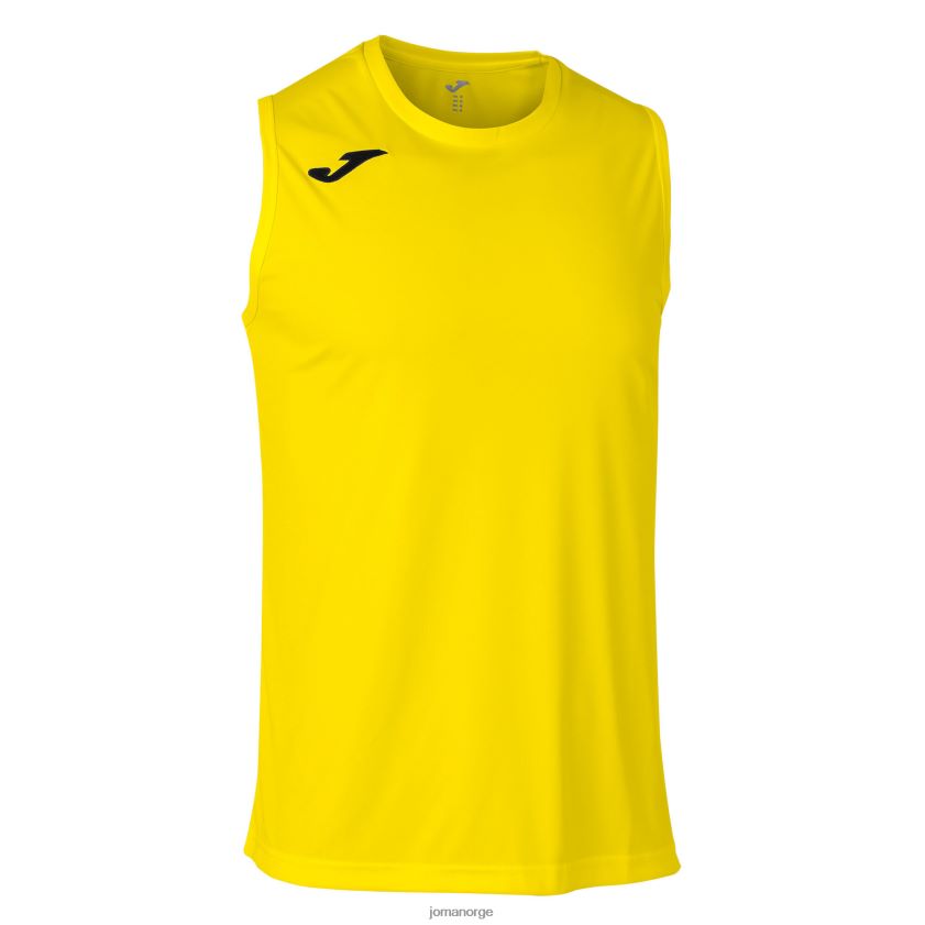 nei Joma ermeløs t-skjorte kombikurv gul FBD0T04205 menn