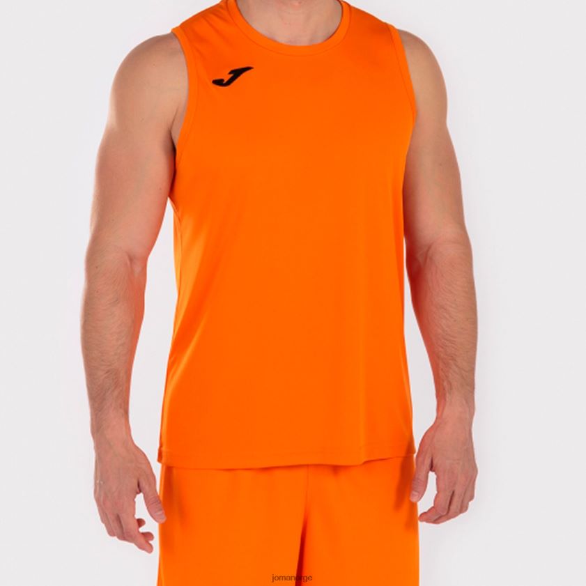 nei Joma ermeløs t-skjorte kombikurv oransje FBD0T04588 menn
