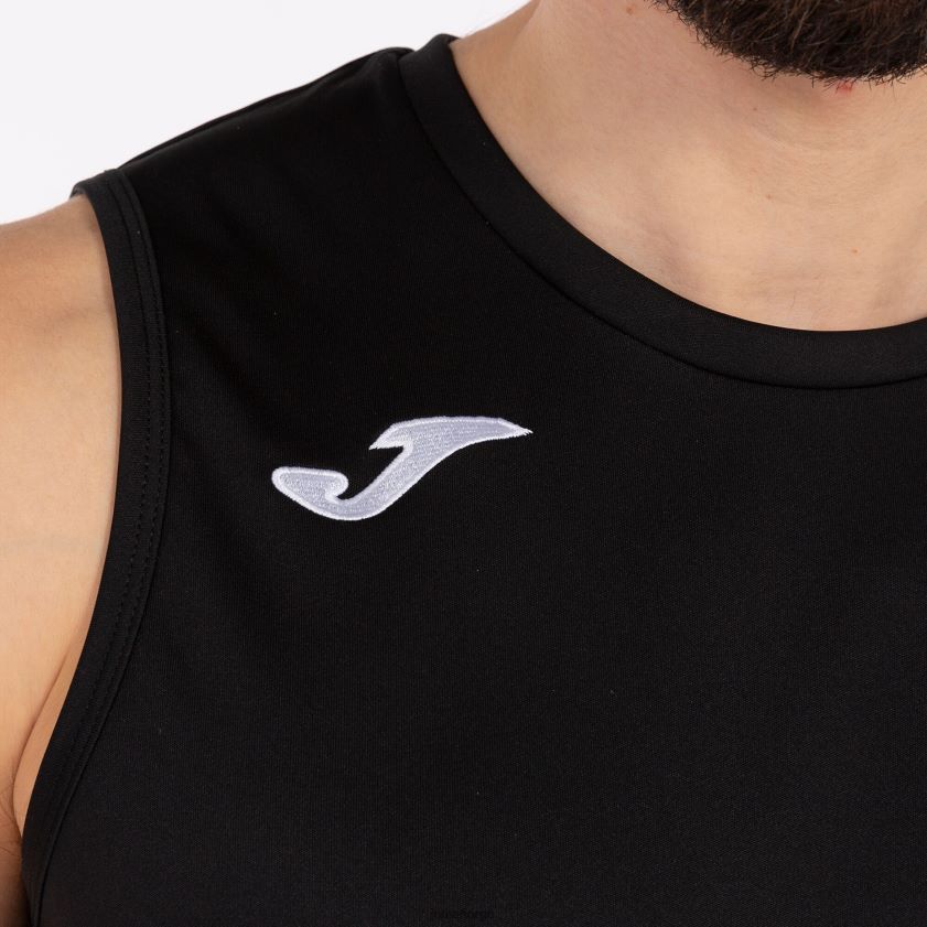 nei Joma ermeløs t-skjorte kombikurv svart FBD0T04201 menn