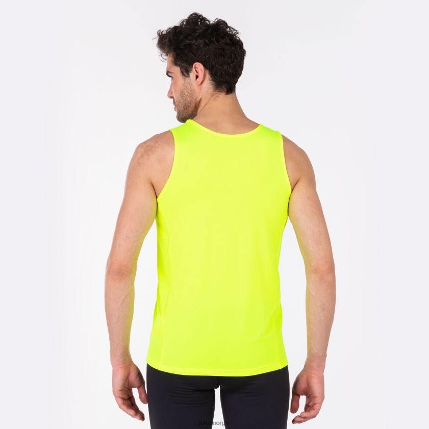 nei Joma ermeløs t-skjorte olimpia fluorescerende gul svart FBD0T01519 menn