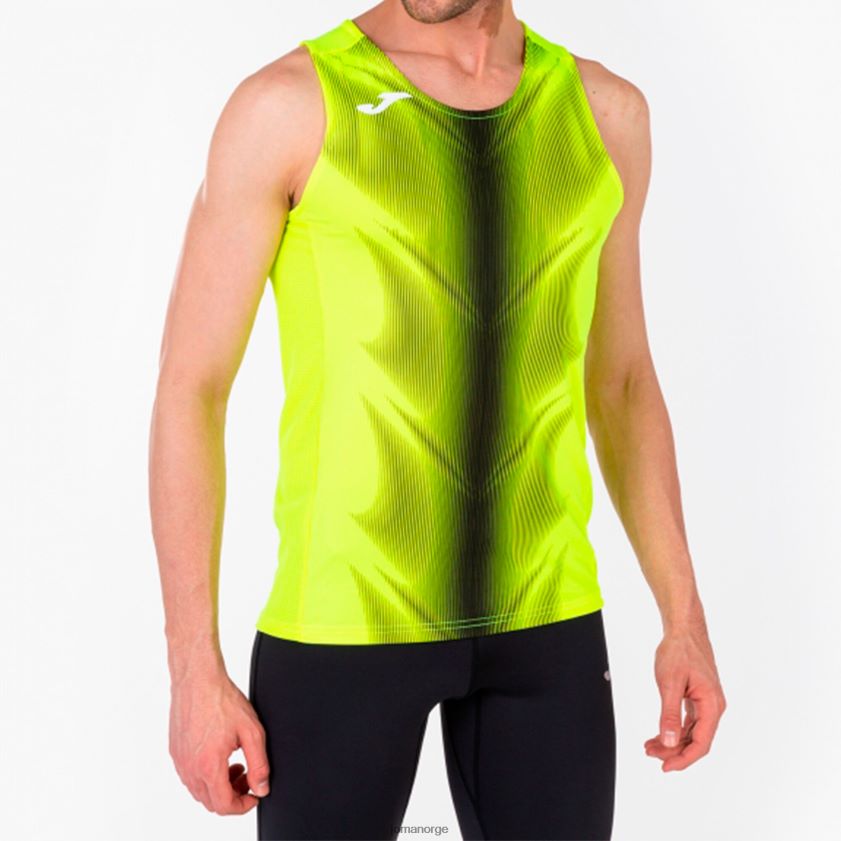 nei Joma ermeløs t-skjorte olimpia fluorescerende gul svart FBD0T01519 menn
