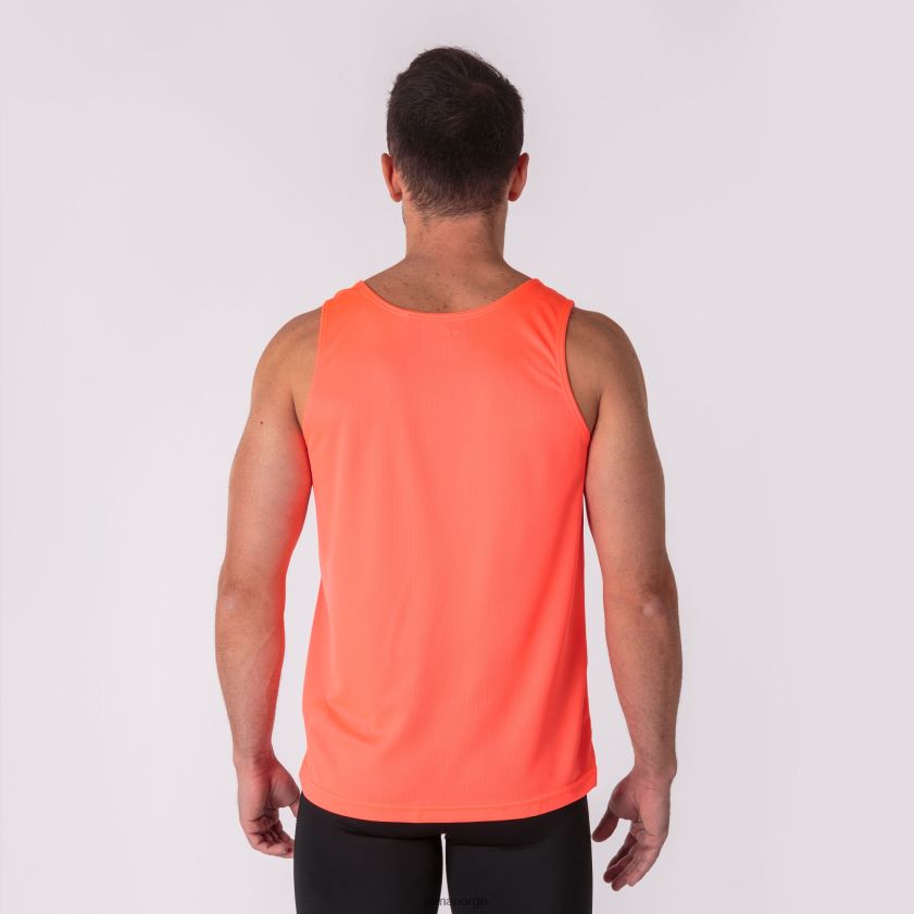 nei Joma ermeløs t-skjorte race korallsvart FBD0T04611 menn