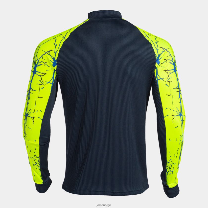 nei Joma genser elite ix marineblå fluorescerende gul FBD0T04223 menn