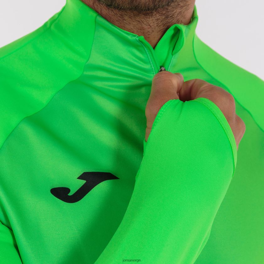nei Joma genser elite vii fluorescerende grønn hvit FBD0T04589 menn