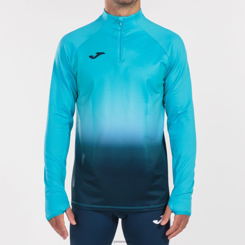 nei Joma genser elite vii fluorescerende turkis marineblå FBD0T01449 menn