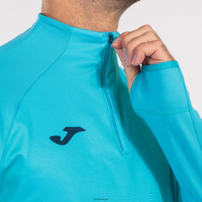 nei Joma genser elite vii fluorescerende turkis marineblå FBD0T01449 menn