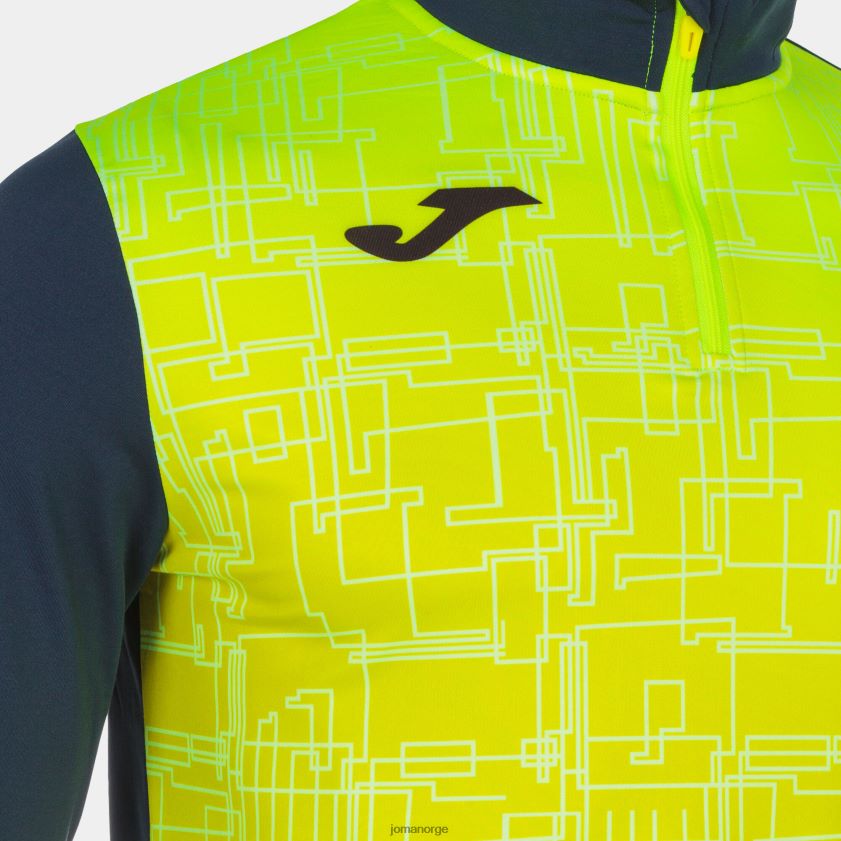 nei Joma genser elite viii marineblå fluorescerende gul FBD0T02837 menn