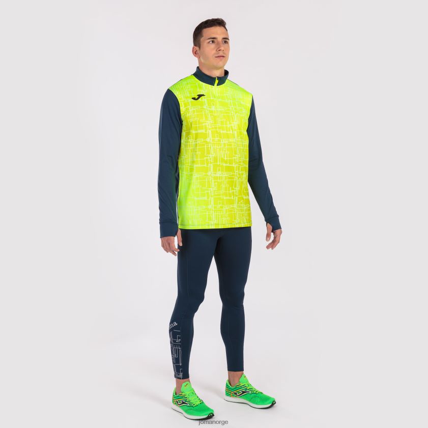 nei Joma genser elite viii marineblå fluorescerende gul FBD0T02837 menn
