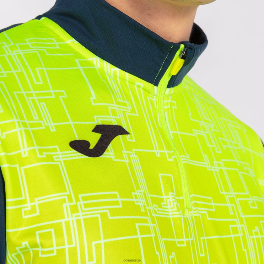 nei Joma genser elite viii marineblå fluorescerende gul FBD0T02837 menn