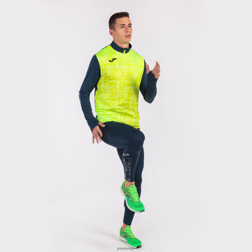 nei Joma genser elite viii marineblå fluorescerende gul FBD0T02837 menn