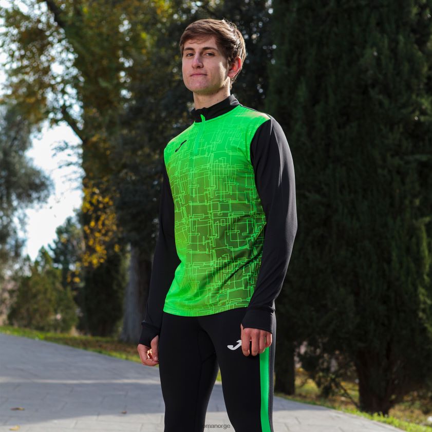 nei Joma genser elite viii svart fluorescerende grønn FBD0T03025 menn