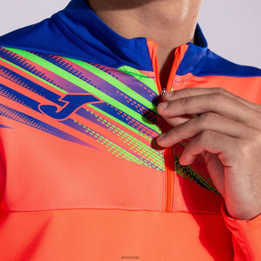 nei Joma genser elite x fluorescerende korall kongeblå FBD0T0884 menn