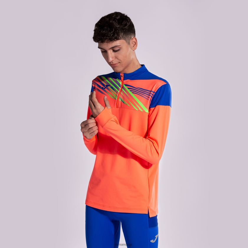 nei Joma genser elite x fluorescerende korall kongeblå FBD0T0884 menn