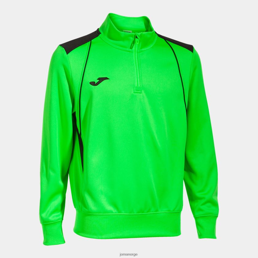 fluorescerende grønn svart