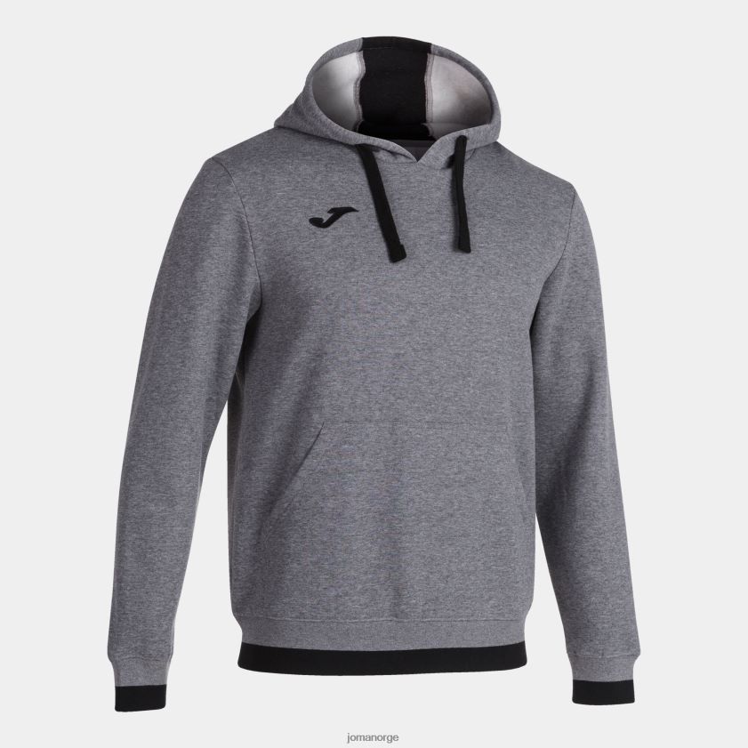 nei Joma hettegenser confort ii melert grå svart FBD0T04182 menn
