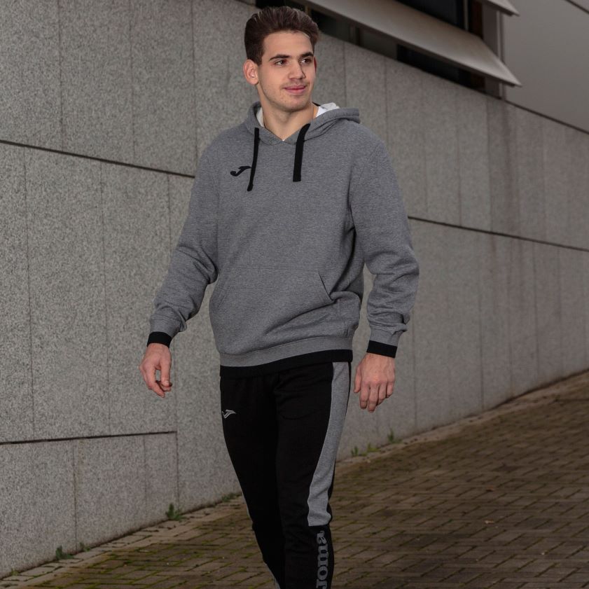 nei Joma hettegenser confort ii melert grå svart FBD0T04182 menn