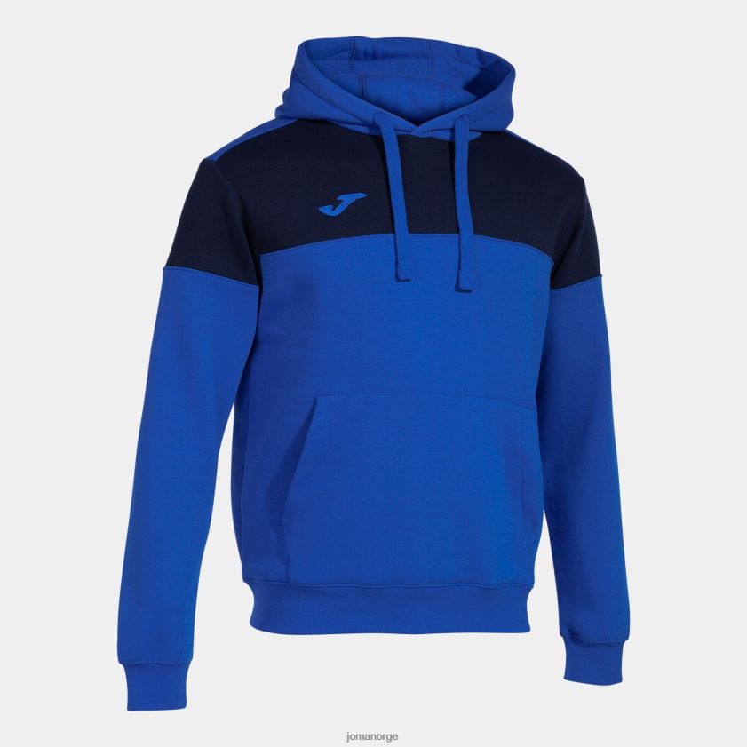 nei Joma hettegenser crew v kongeblå marineblå FBD0T0431 menn