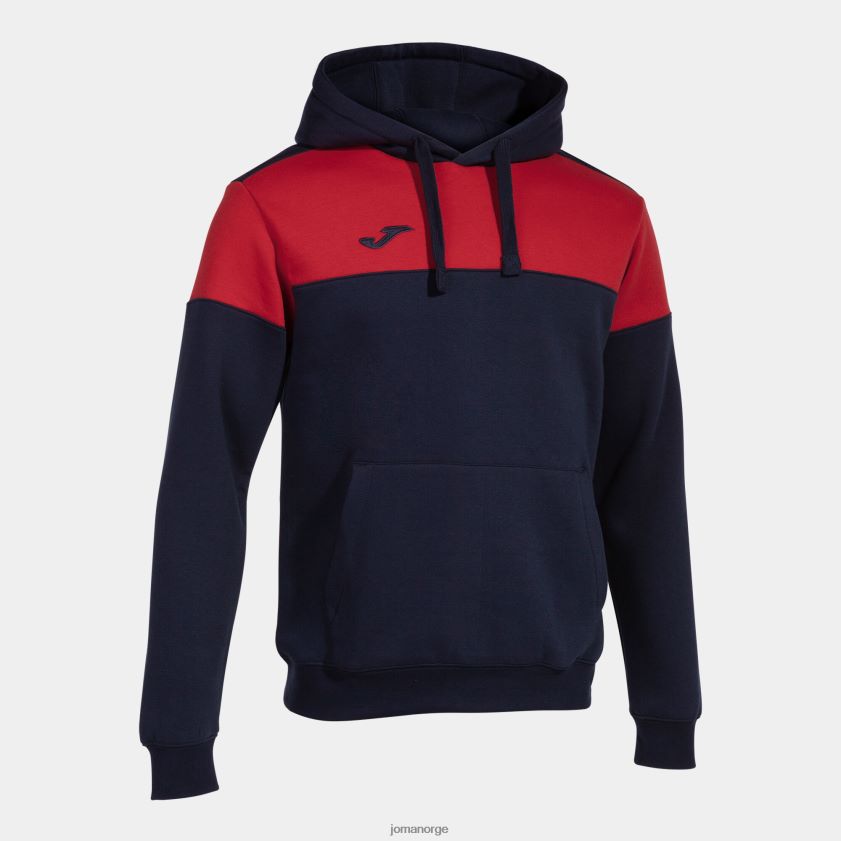 nei Joma hettegenser crew v marineblå rød FBD0T03207 menn