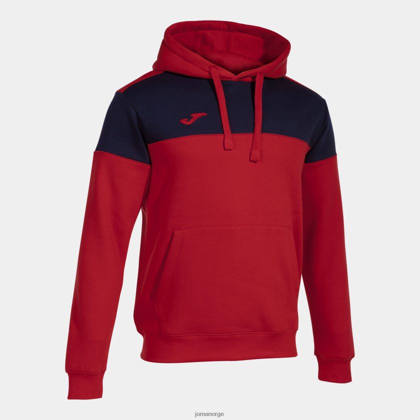 nei Joma hettegenser crew v rød marineblå FBD0T0175 menn