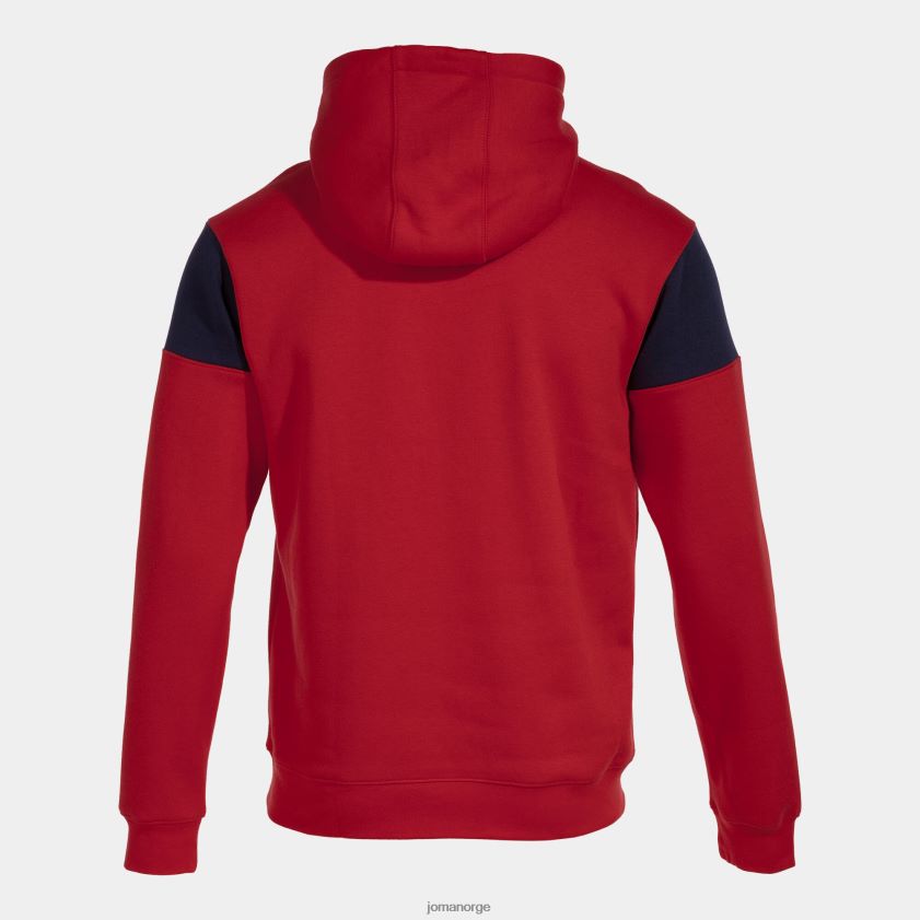 nei Joma hettegenser crew v rød marineblå FBD0T0175 menn