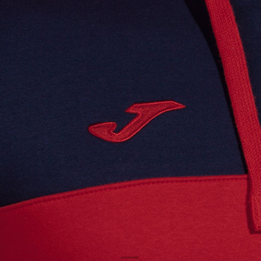 nei Joma hettegenser crew v rød marineblå FBD0T0175 menn
