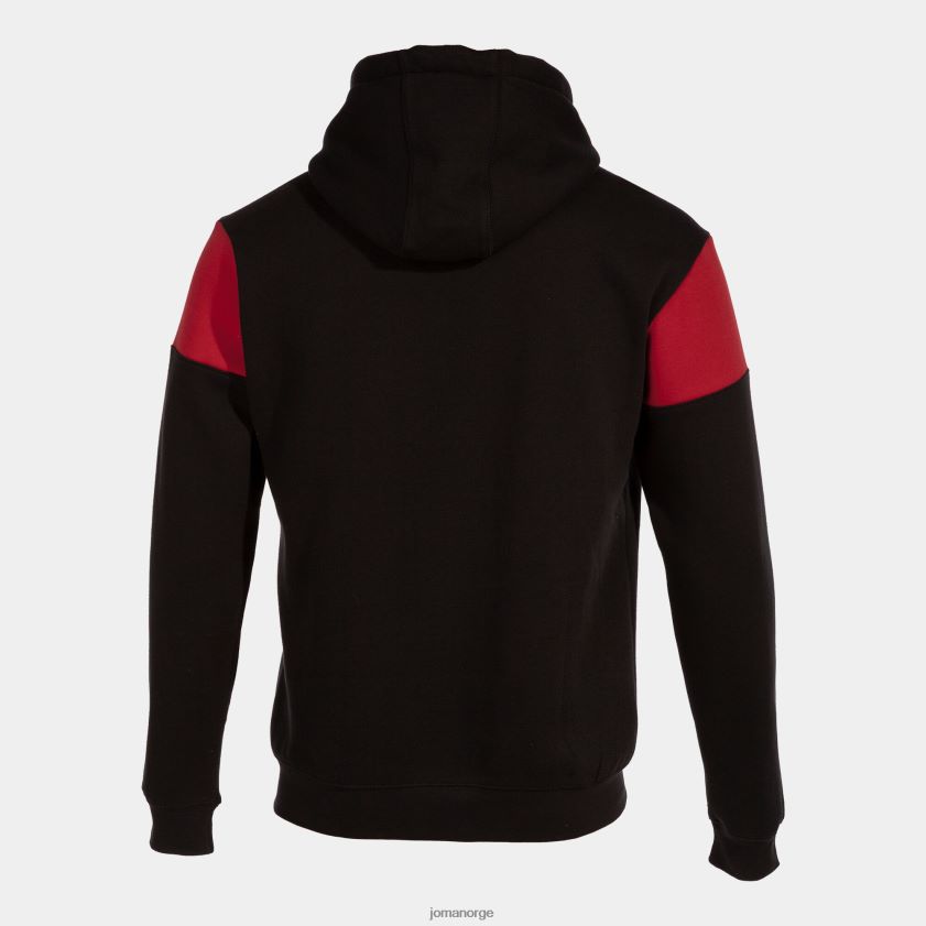 nei Joma hettegenser crew v svart, rød FBD0T04244 menn