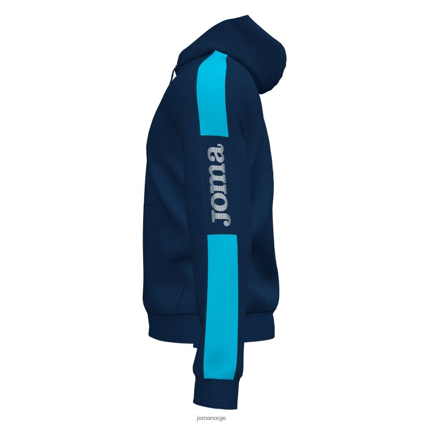 nei Joma hettegenser mesterskap iv marineblå fluorescerende turkis FBD0T04507 menn