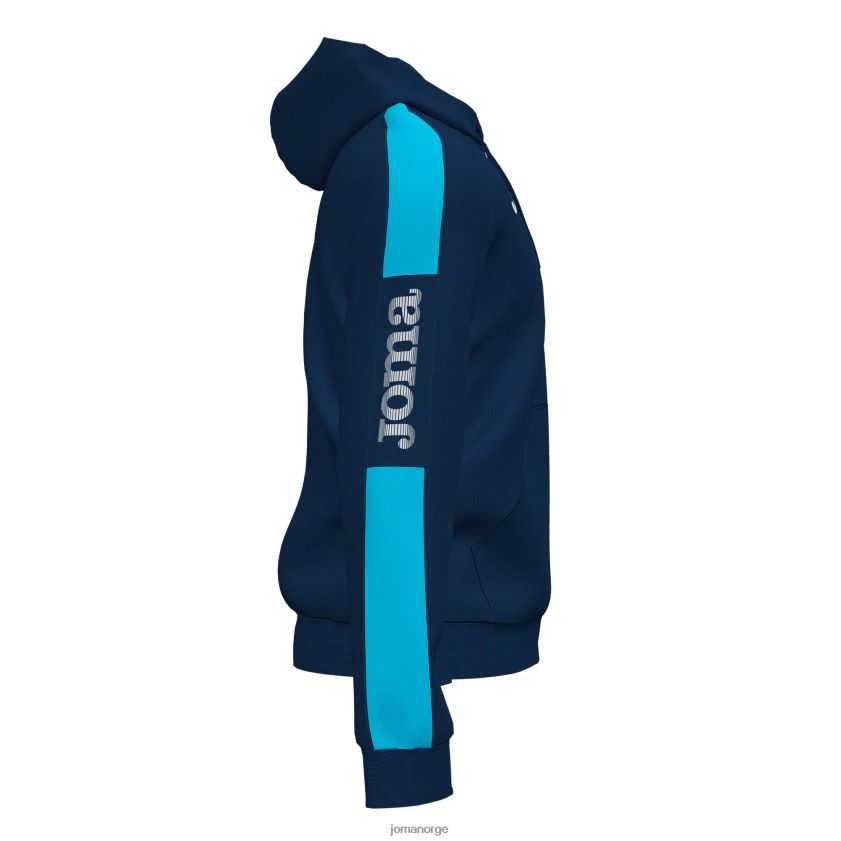 nei Joma hettegenser mesterskap iv marineblå fluorescerende turkis FBD0T04507 menn