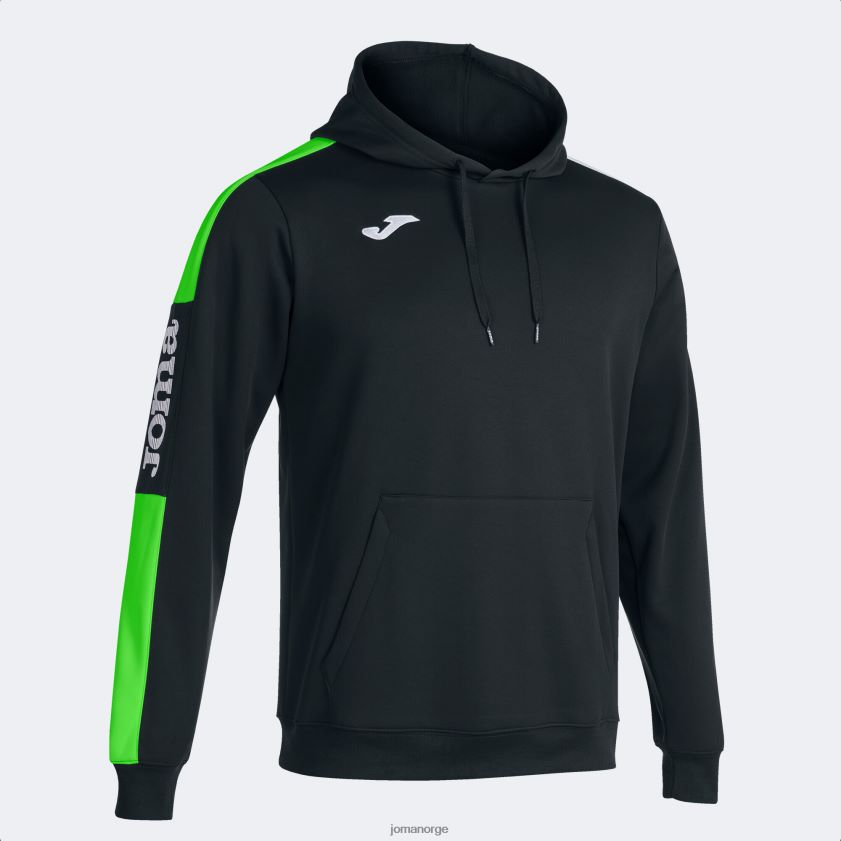 nei Joma hettegenser mesterskap iv svart fluorescerende grønn FBD0T0461 menn