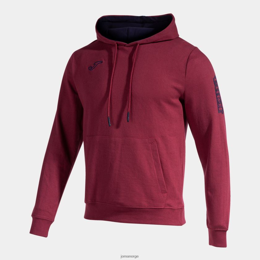 nei Joma hettegenser urban street burgunder FBD0T0874 menn