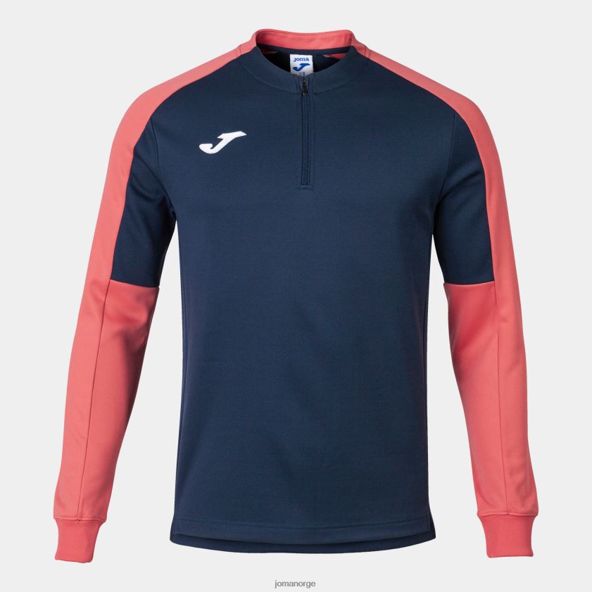 nei Joma økomesterskap i sweatshirt marineblå fluorescerende oransje FBD0T02863 menn