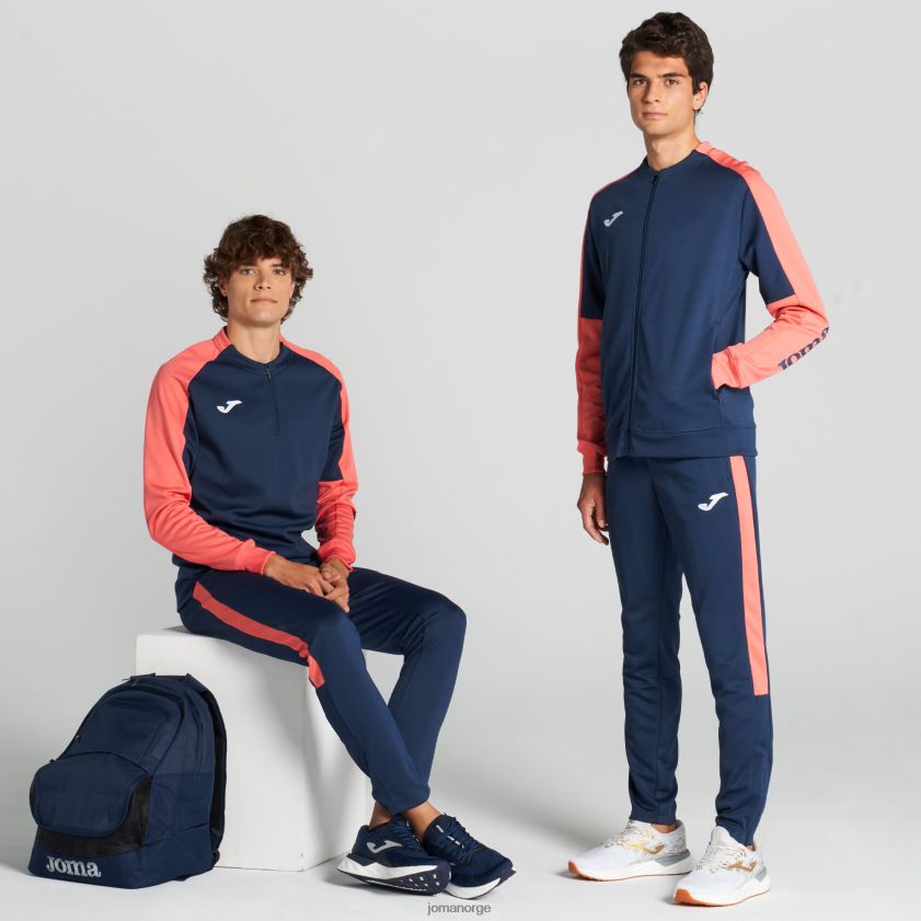 nei Joma økomesterskap i sweatshirt marineblå fluorescerende oransje FBD0T02863 menn