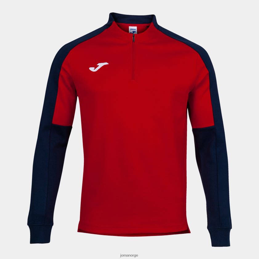 nei Joma økomesterskap i sweatshirt rød marineblå FBD0T0132 menn