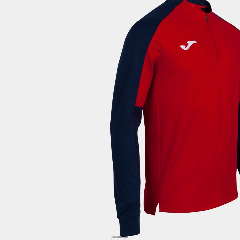nei Joma økomesterskap i sweatshirt rød marineblå FBD0T0132 menn
